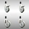 Service Caster 5 Inch 316SS Gray Poly Swivel 1-5/8 Inch Expanding Stem Caster Lock Brake, 2PK SCC-SS316TTLEX20S514-PPUB-2-S-2-158 - alternate 4